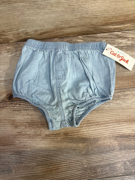 NEW Cat & Jack Chambray Bloomer Blue sz 18m - Me n Mommy To Be
