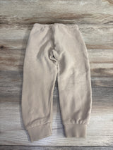 Zara Textured Drawstring Joggers Beige sz 3-4T