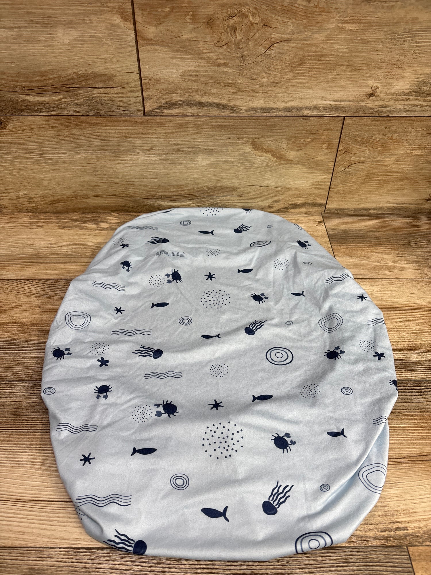 TotAha Stretchy Bassinet Sheet Blue 32x16''