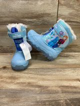 NEW Toddler Girls' Frozen Light-Up Winter Snow Boots sz 12c