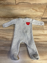 Kyle + Deena Quilted Cutie Sleeper Grey sz 0-3m