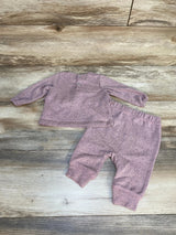 7 For All Mankind 2pc Ruffle Shirt & Pants Pink sz 0-3m