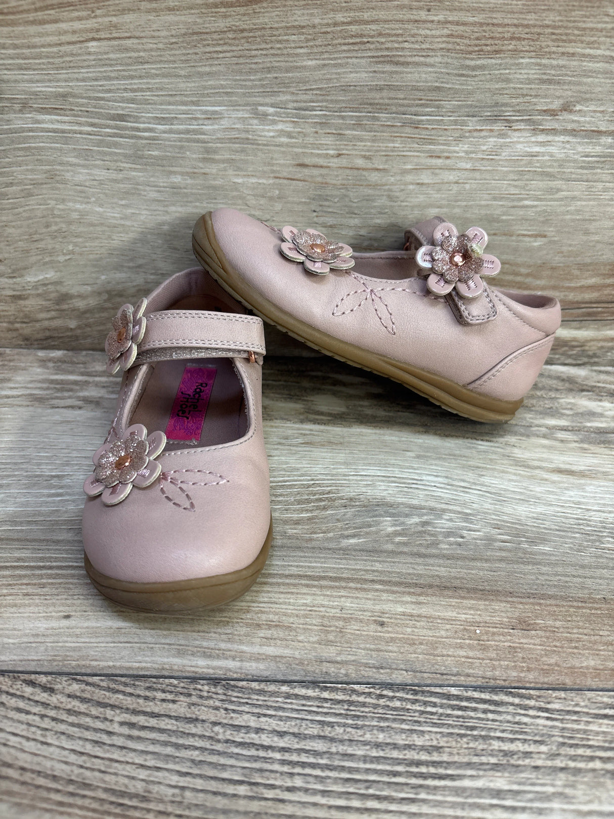 Rachel Shoes Flowers Mary Janes sz 8c - Me n Mommy To Be