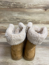 Old Navy Faux-Suede Lace-Up Boots Tan sz 6c