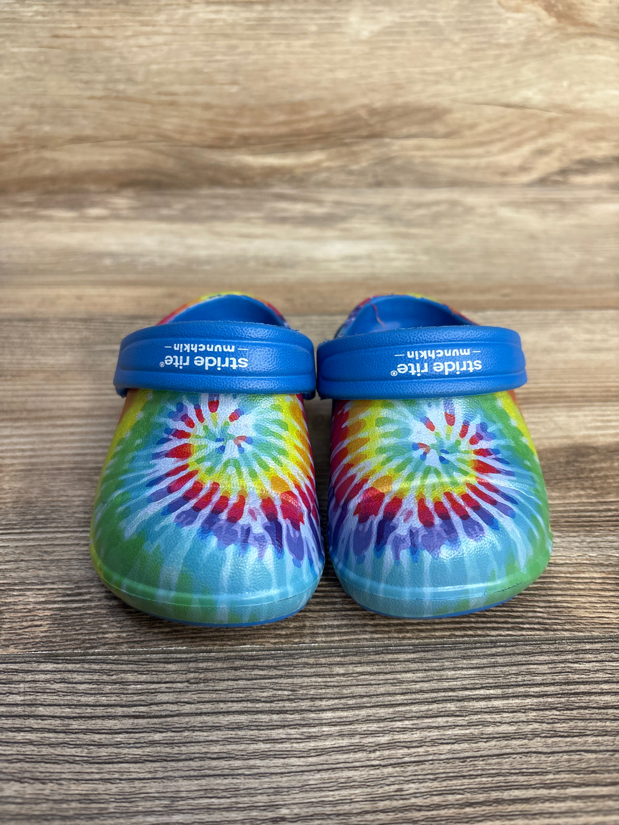 Munchkin by Stride Rite Toddler Boys Light-up Clogs Tie Dye sz 5c