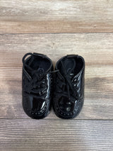 EliteGoogv PU Leather Round Toe First-Walkers Shoes Black sz 1/2c