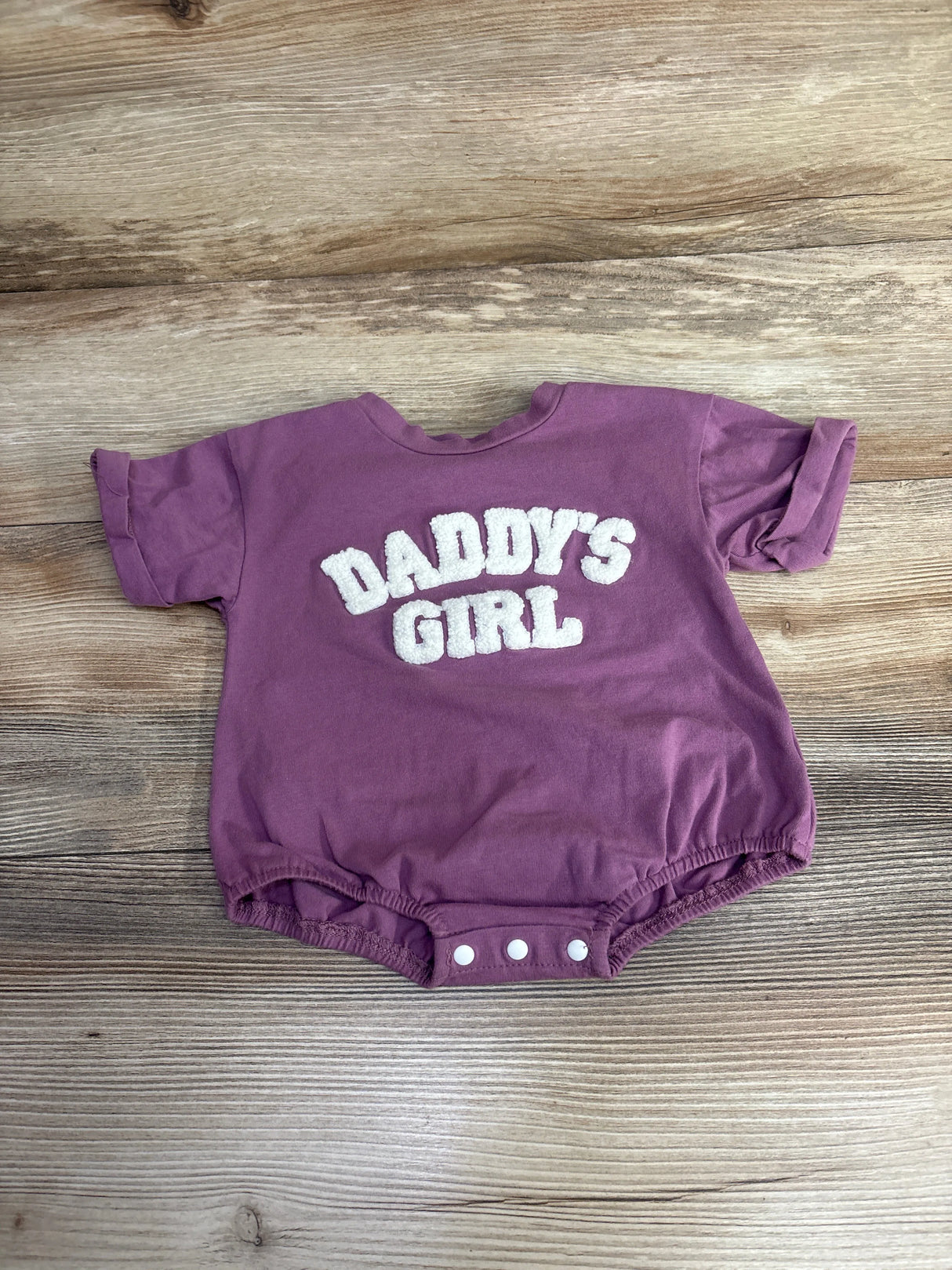 Daddy's Girl Bubble Romper Mauve sz 0-3m