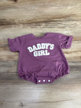 Daddy's Girl Bubble Romper Mauve sz 0-3m