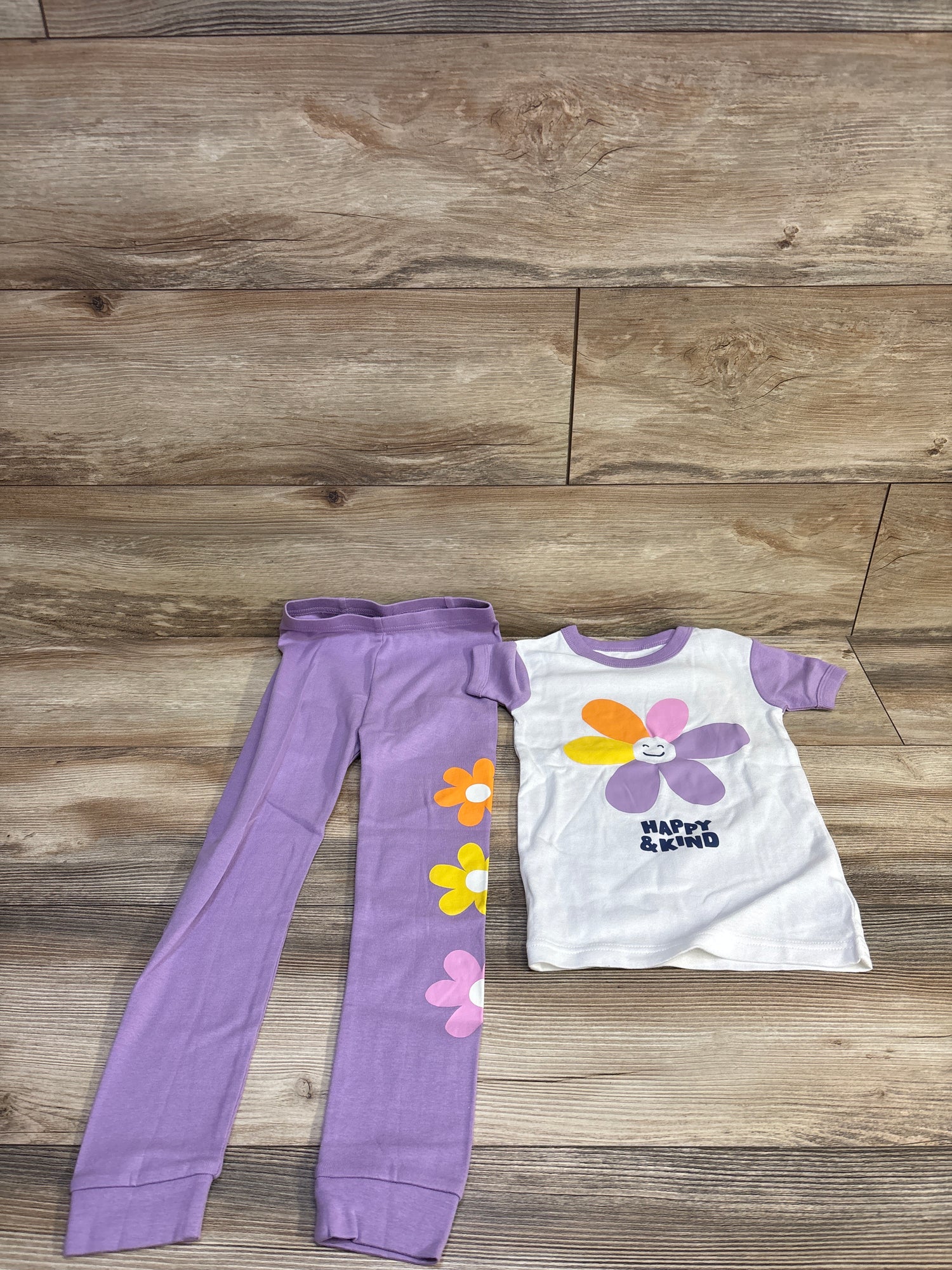 NEW Baby Gap 2pc Pajama Set White sz 5T