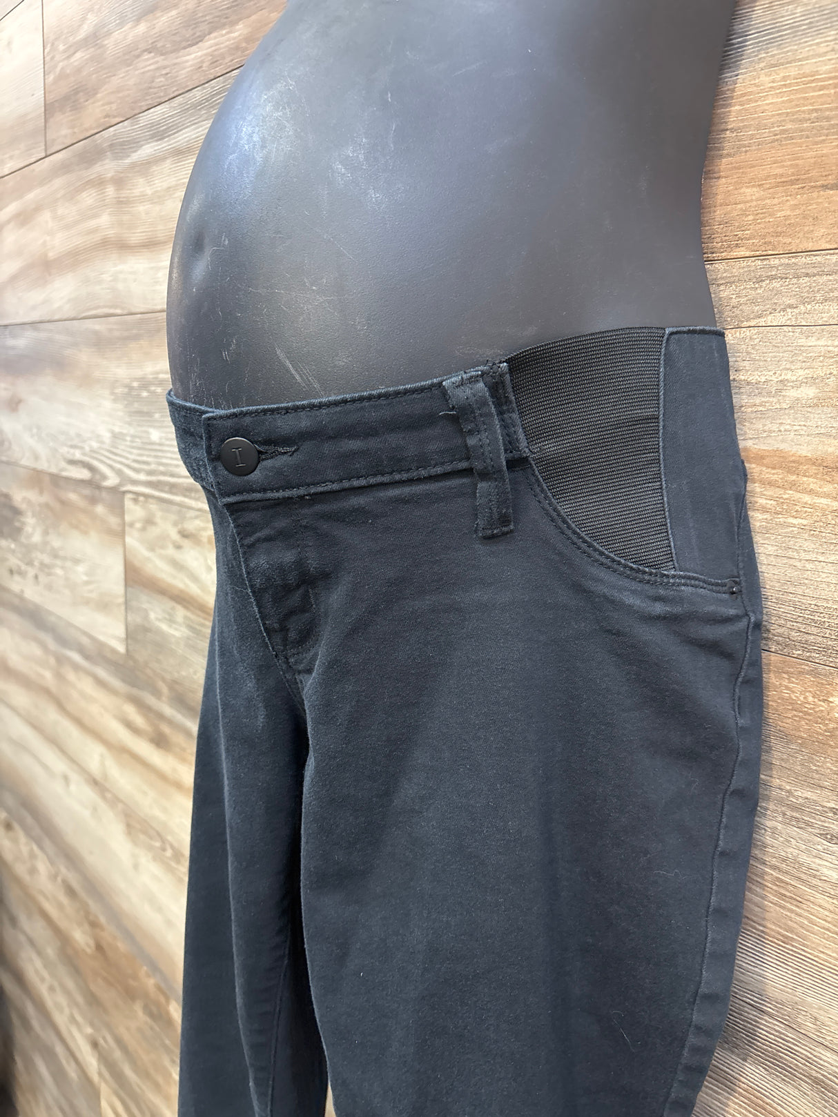 Isabel Maternity Side Panel Denim Jeans Black sz Medium