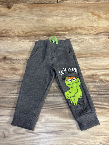 Sesame Street Oscar Monster Pull On Joggers Grey sz 18m - Me n Mommy To Be