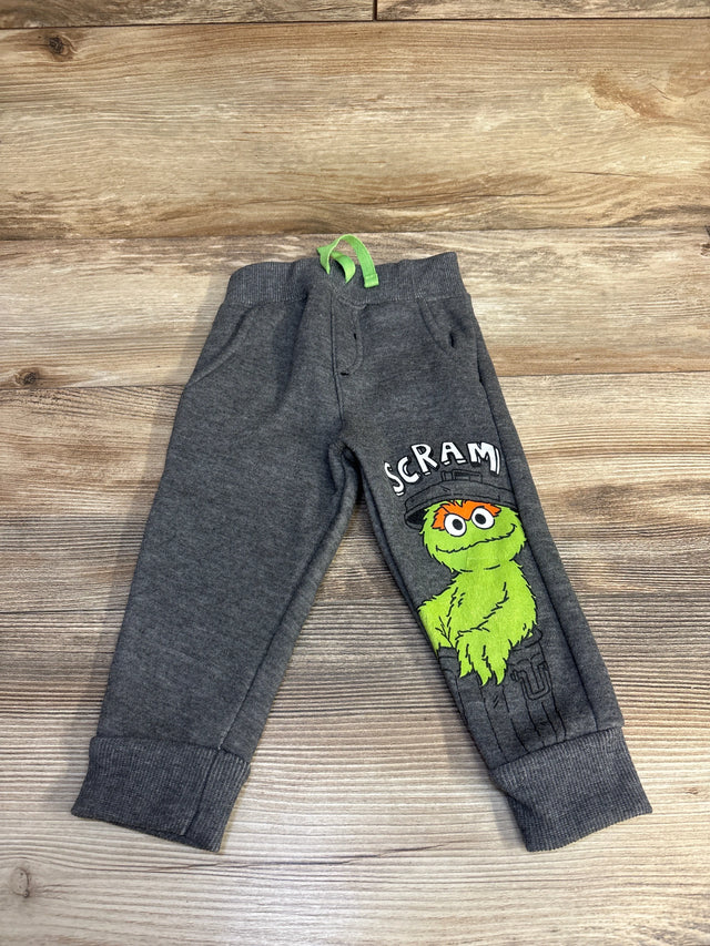 Sesame Street Oscar Monster Pull On Joggers Grey sz 18m - Me n Mommy To Be
