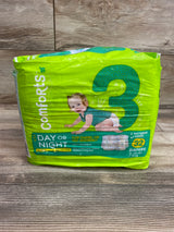 NEW Comforts Day or Night Baby Diapers, Size 3 32ct.