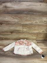 NEW Nicole Miller Faux-Fur Henley Jacket White sz 24m