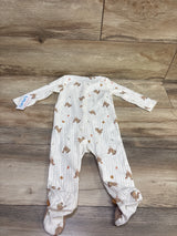 NEW Just One You Ribbed Turkey Sleeper White sz 9m