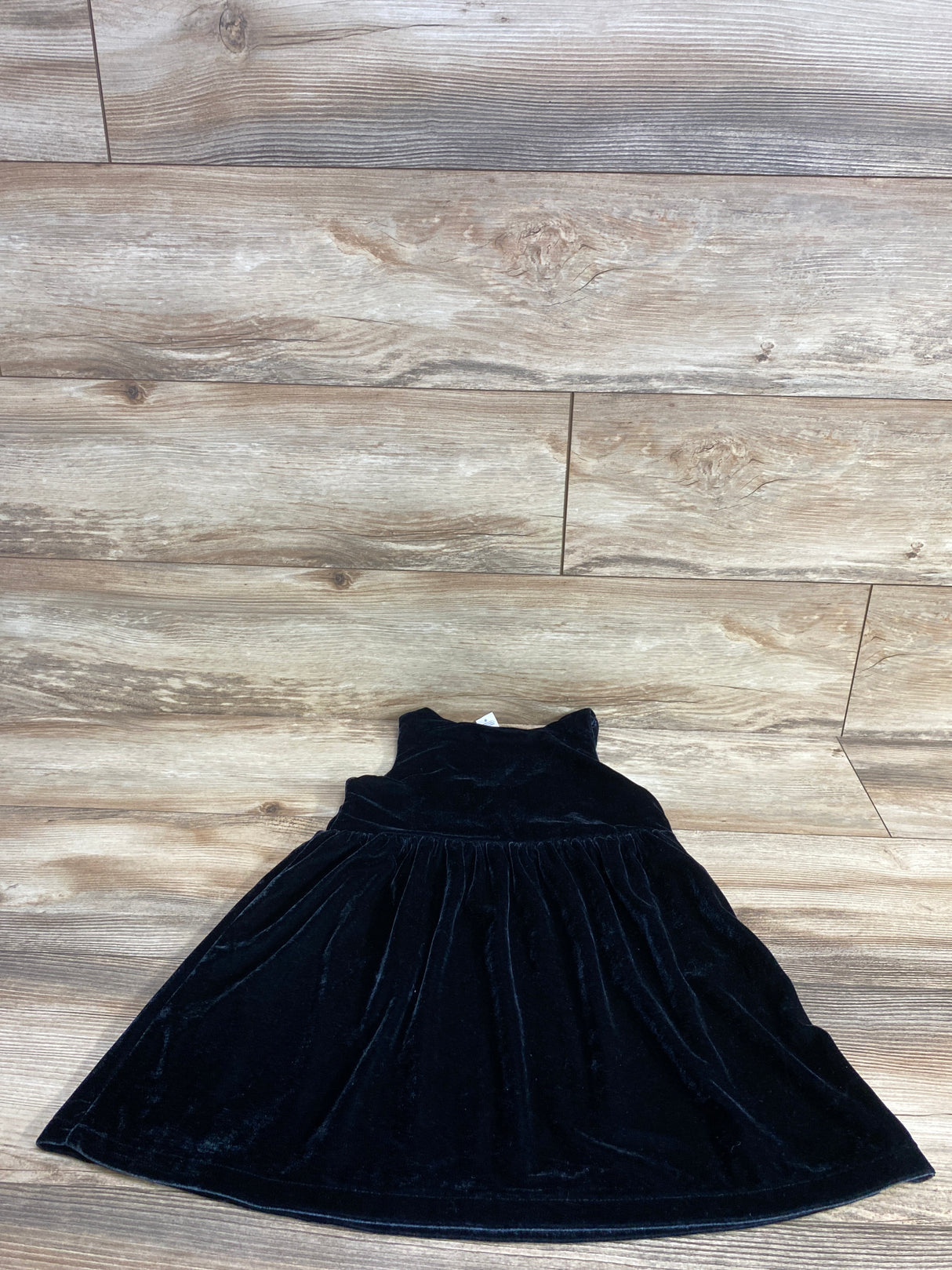 Child Of Mine Velvet Tank Dress Black sz 5T