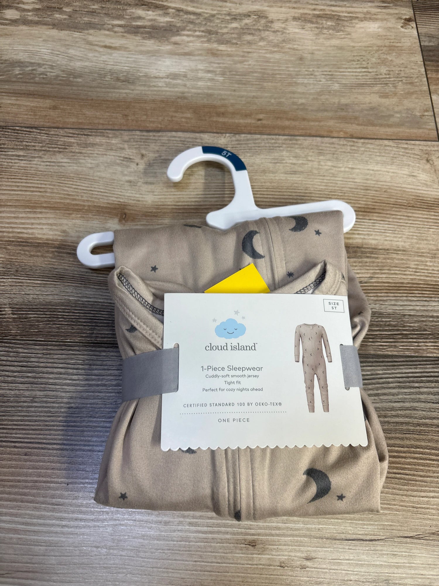 NEW Cloud Island Moon Sleeper Tan sz 5T