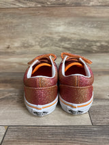 Vans Old Skool V 'Sunrise Glitter' Sneakers Orange sz 13c