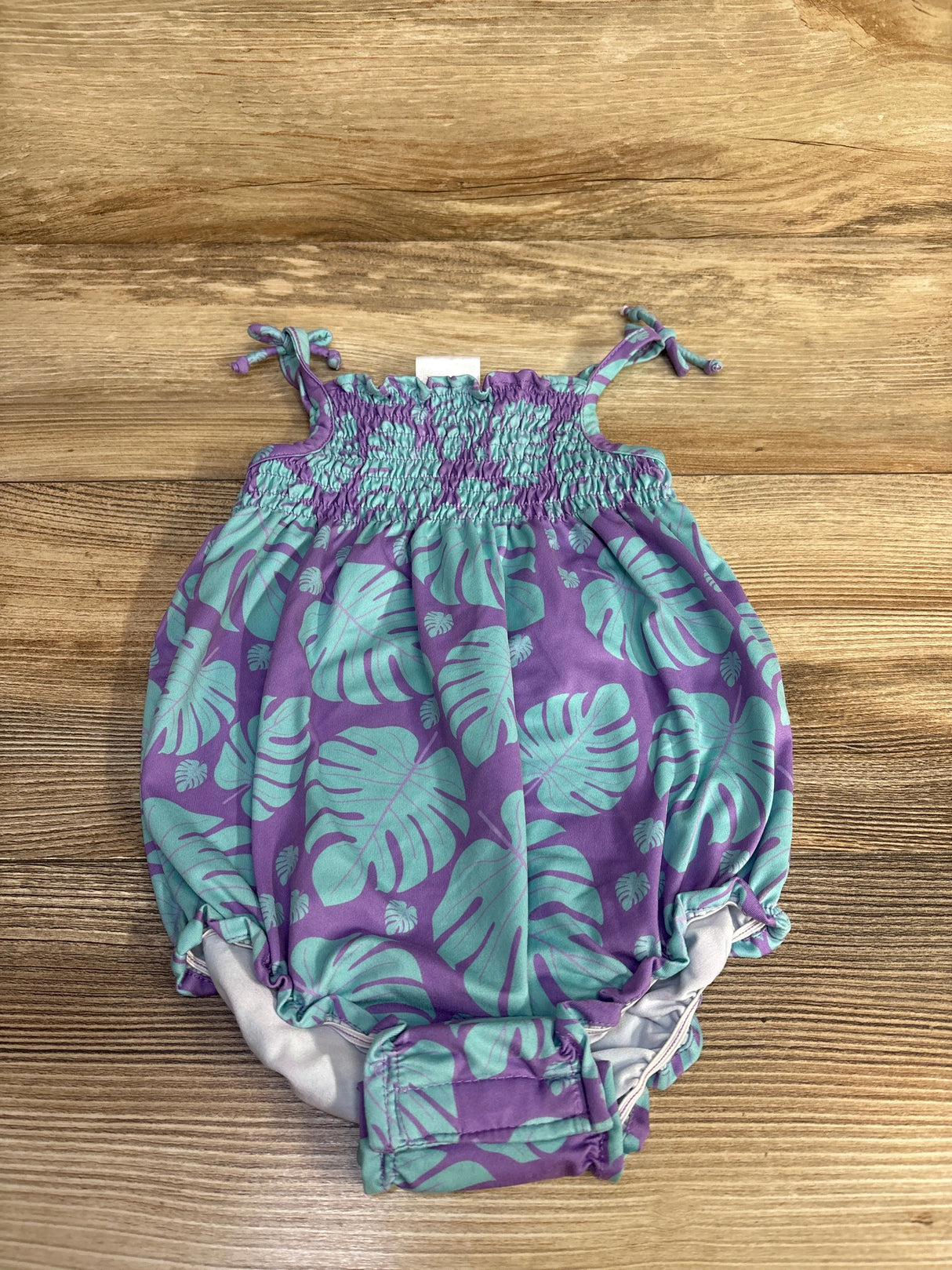 Hula Bay Smocked Romper Purple sz 12m - Me n Mommy To Be