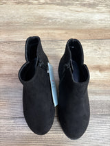 NEW Cat & Jack Penelope Zipper Booties Black sz 8c