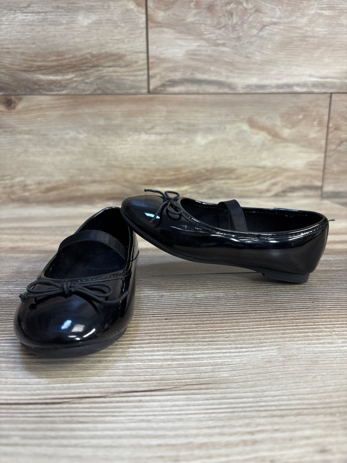 Jumping Beans Juniee Ballet Flat Black sz 8c