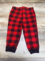 First Impressions Buffalo Check Pants Red sz 24m