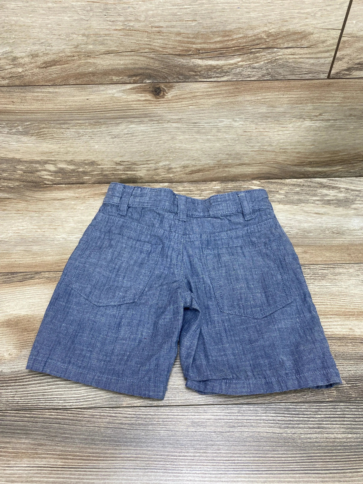 Cat & Jack Blue Chambray Shorts sz 5T - Me 'n Mommy To Be