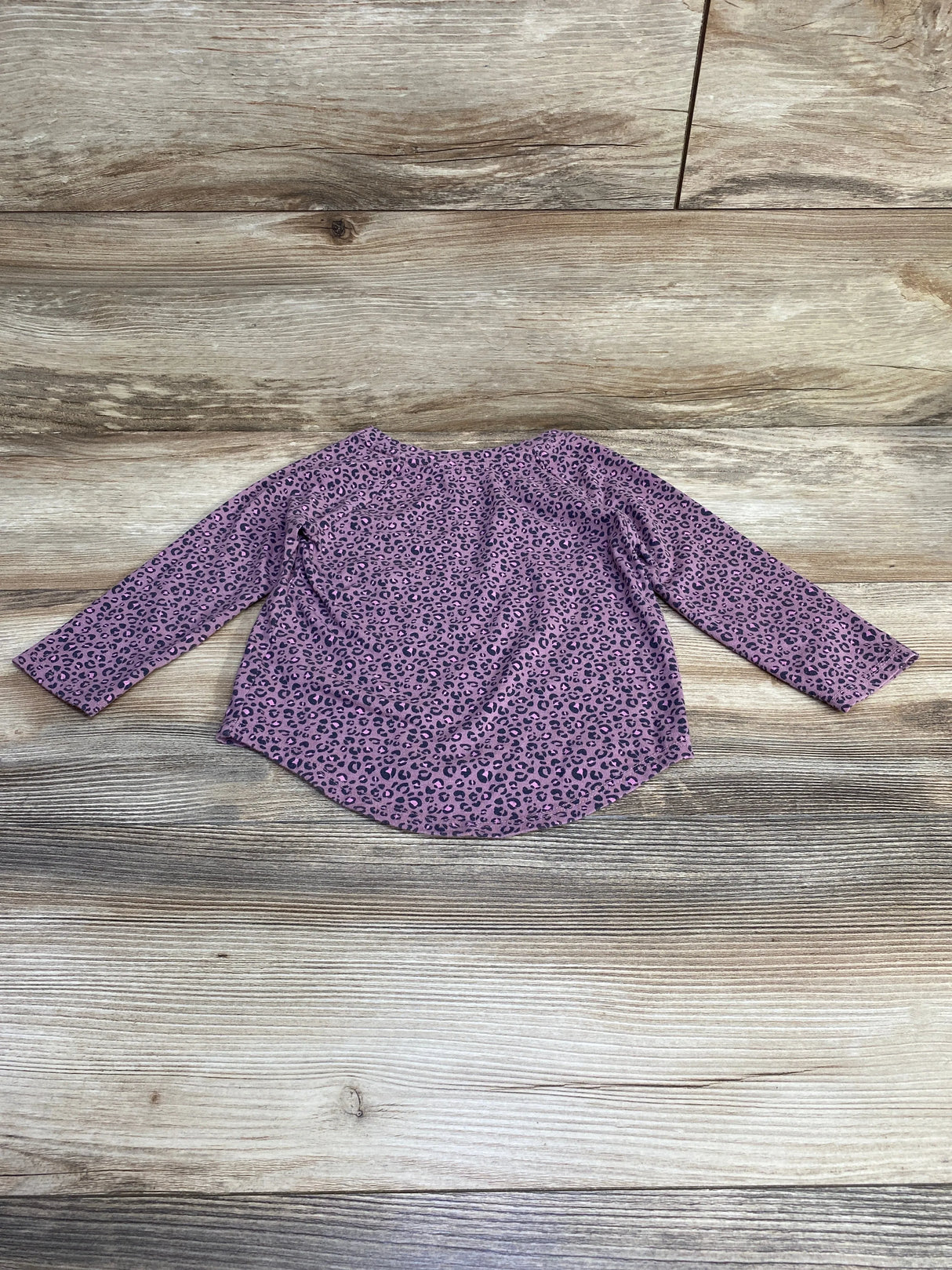 Cat & Jack Leopard Print Shirt Purple sz 2T - Me n Mommy To Be