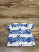 Carter's Airplane Shirt White sz 9m