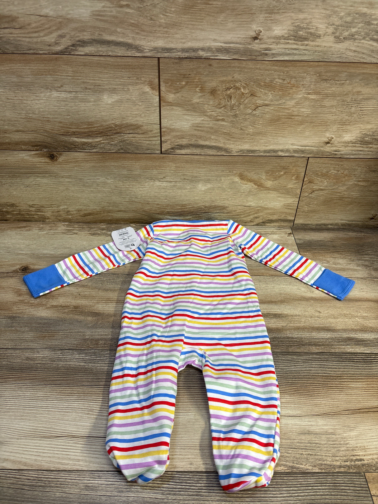 NEW Wonder Nation Striped Sleeper White sz 6-9m