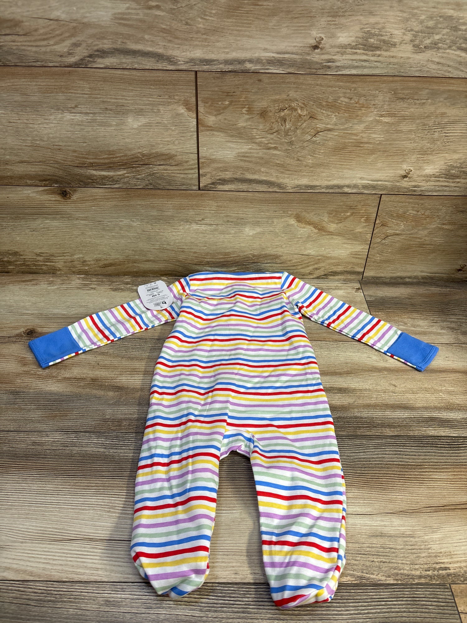 NEW Wonder Nation Striped Sleeper White sz 6-9m