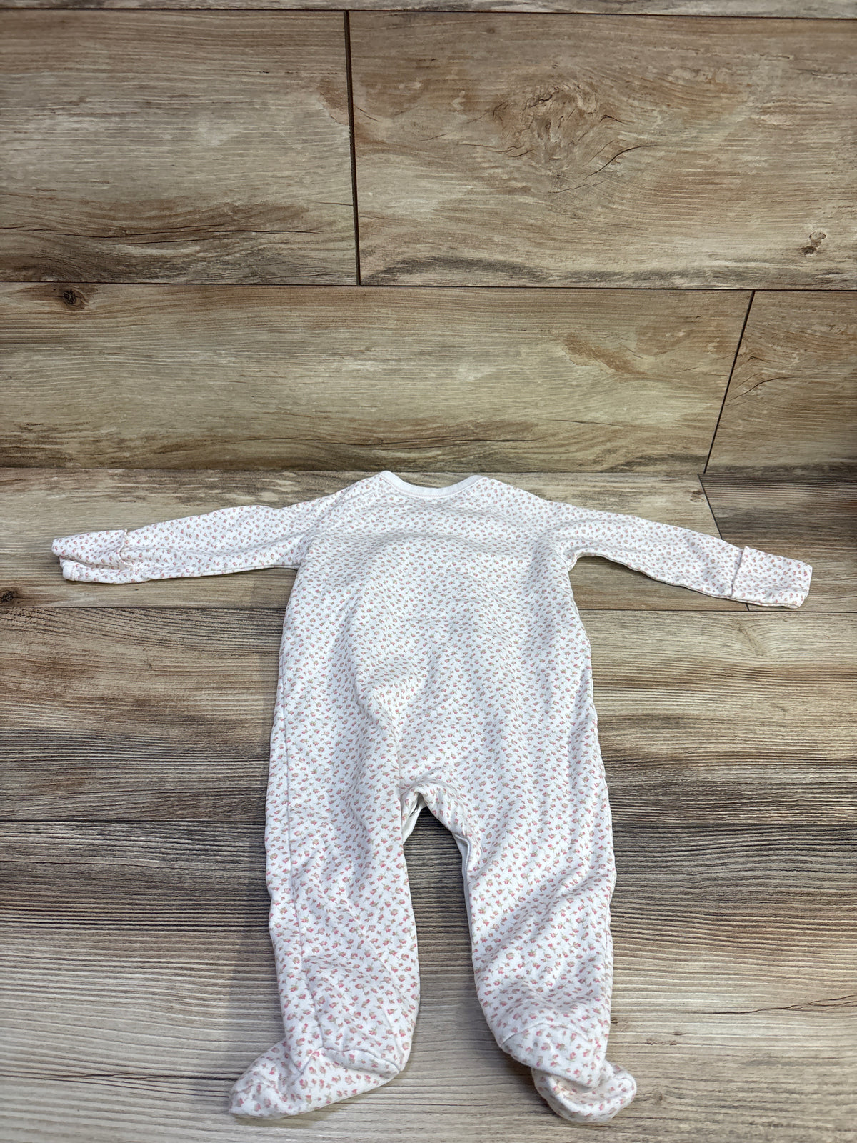 Ralph Lauren Floral Snap Sleeper White sz 6m