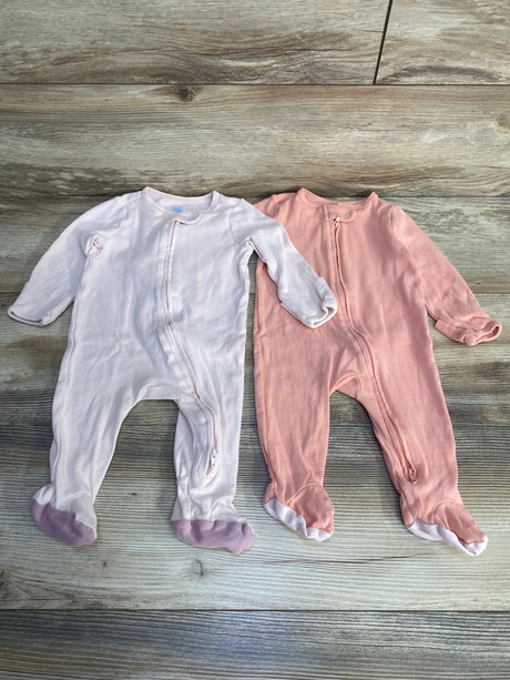 Cloud Island 2Pk Sleepers Pink sz 3-6m - Me n Mommy To Be