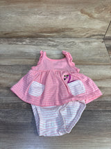 Carter's Flamingo Bodysuit Dress Pink sz 3m