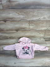 Disney Baby Minnie Mouse Pull Over Hoodie Pink sz 6-9m