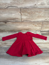 Children's Place Long Sleeve Dress Red sz 12-18m
