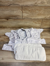 AlvaBaby 6pk Reusable Cloth Diapers with 5 Inserts