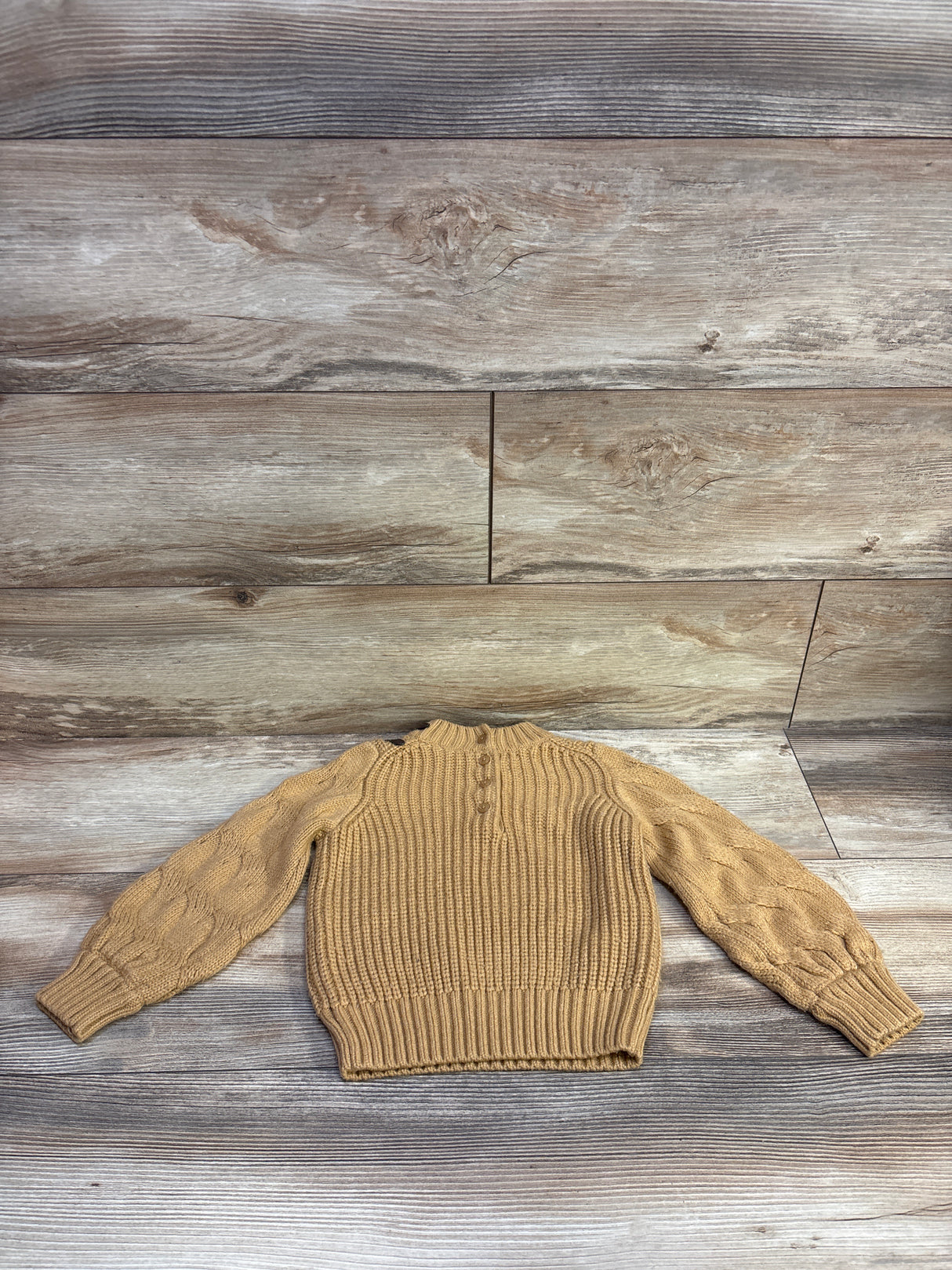Janie & Jack Buckle Sweater Tan sz 3T