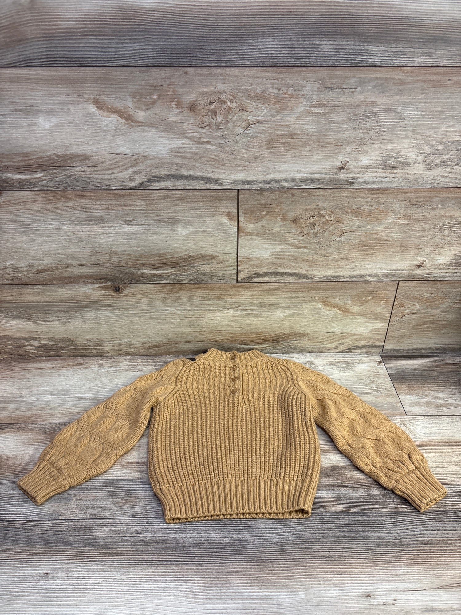 Janie & Jack Buckle Sweater Tan sz 3T