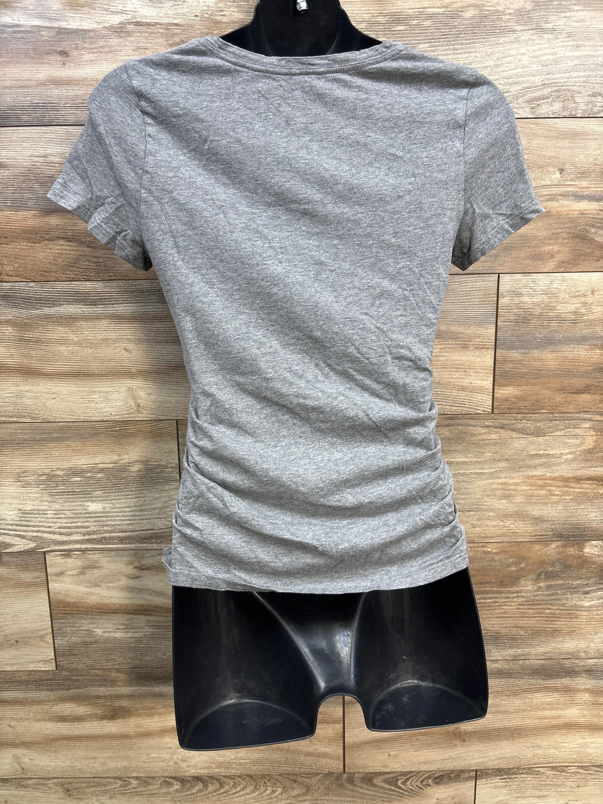 Isabel Maternity Ruched Shirt Grey sz Small