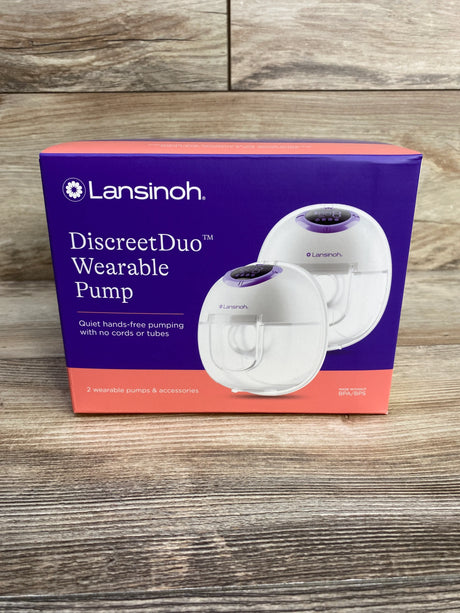 NEW Lansinoh Discreet Duo Wearable Breast Pump - Me n Mommy To Be