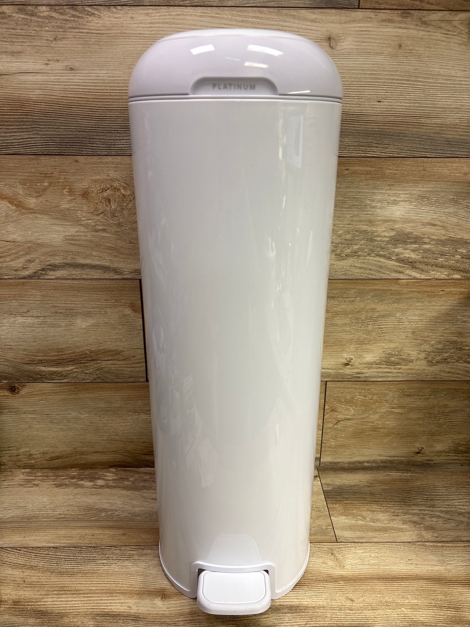 Diaper Genie Platinum Pail - White