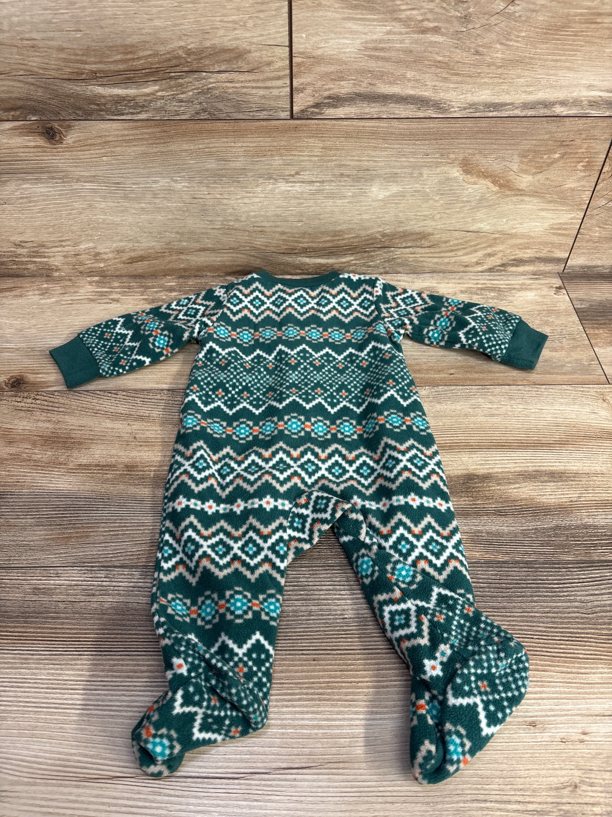 Carter's Patterned Blanket Sleeper Green sz 3m