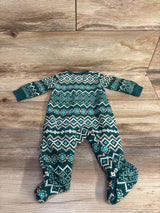Carter's Patterned Blanket Sleeper Green sz 3m