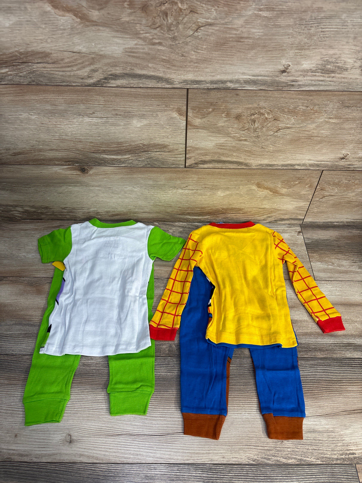 NEW Toy Story Buzz Lightyear & Woody 4pc Pajama Set sz 2T