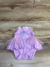 Disney Store The Little Mermaid Tutu Bodysuit Purple sz 3/6m
