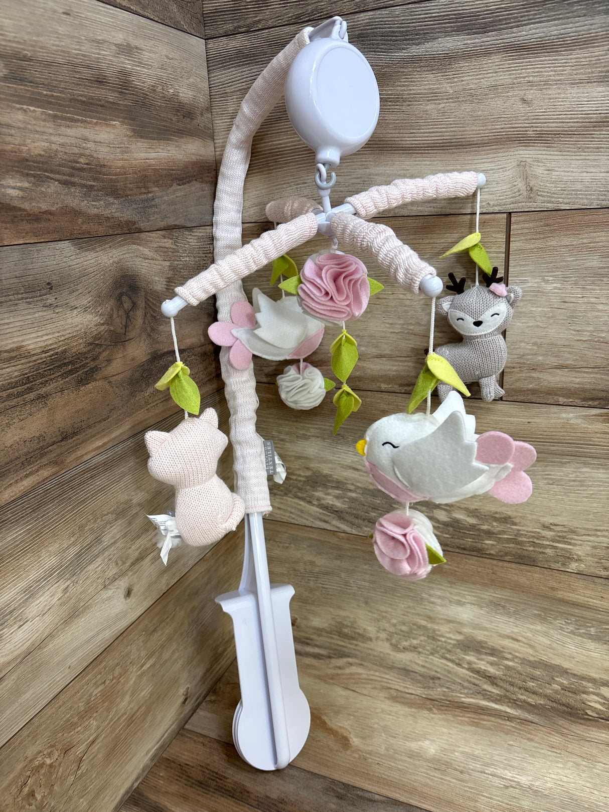 Living Textiles Knitted Musical Mobile in Ava Birds