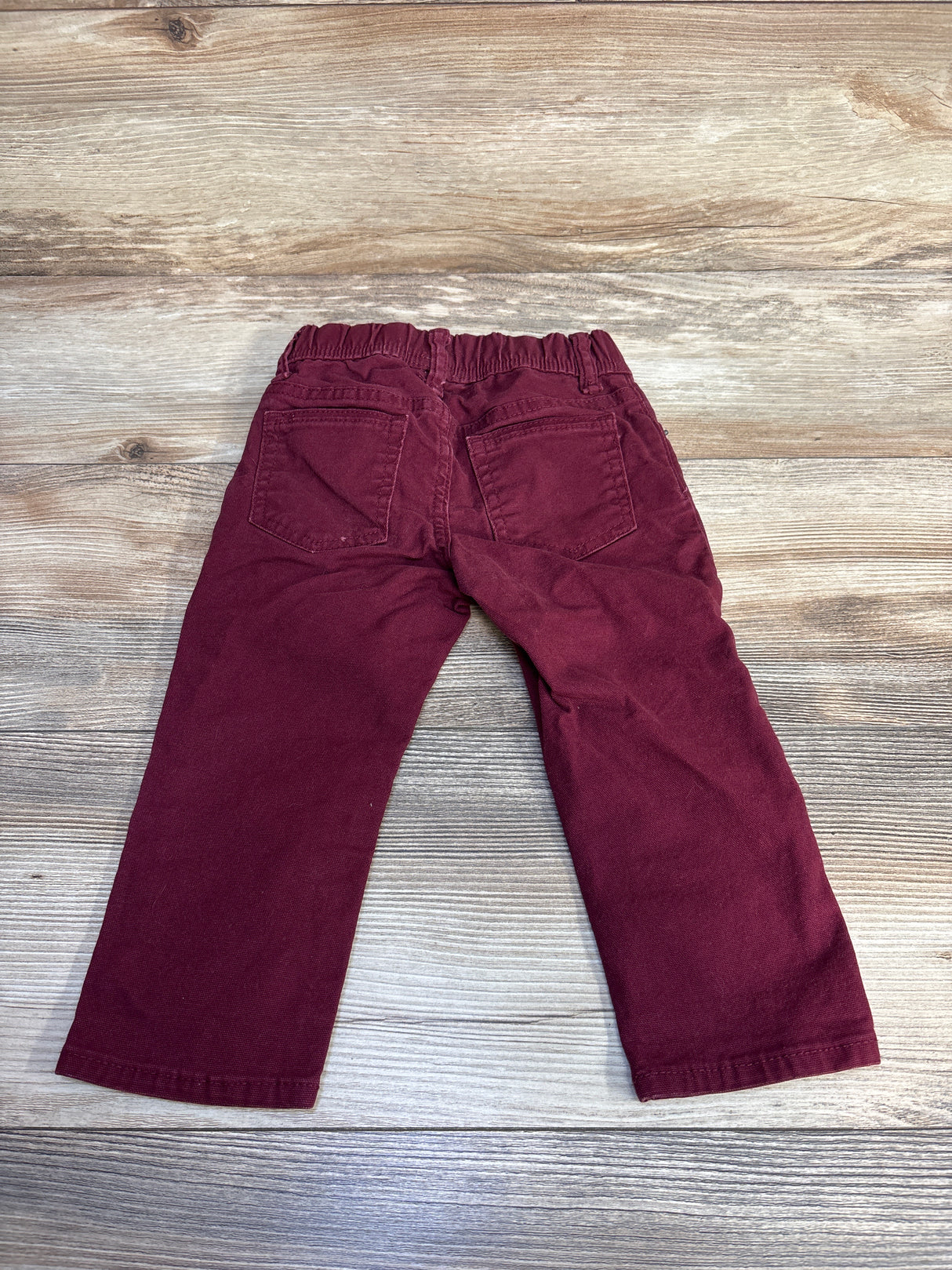 Gap Denim Uniform Jeans Maroon sz 18-24m