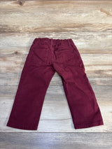 Gap Denim Uniform Jeans Maroon sz 18-24m