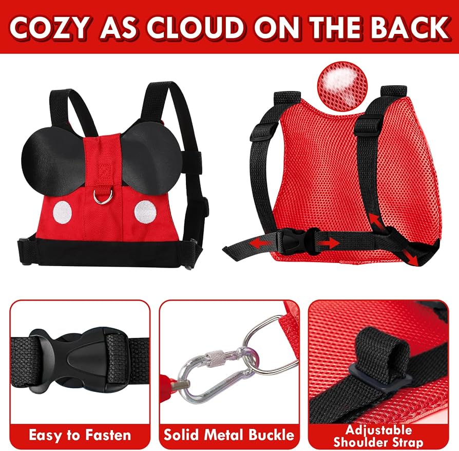 MPAYIXUNGS Mickey Mouse Baby Walking Harness